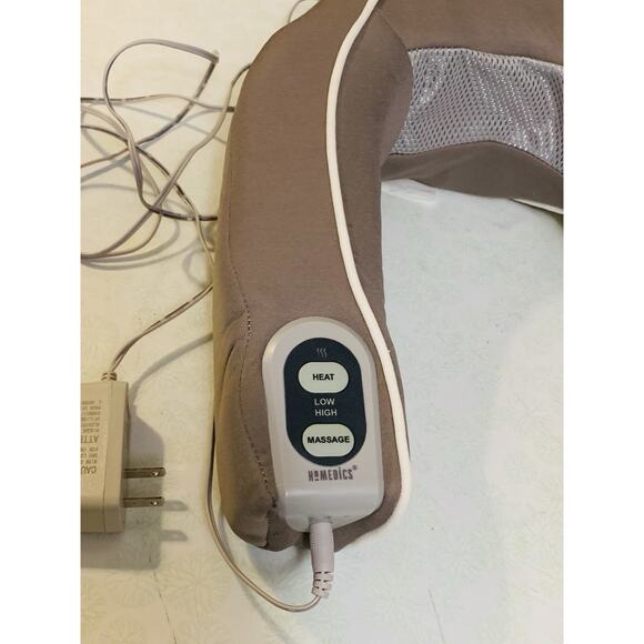 HoMedics Brown Neck Massager with Soothing Heat Vibration Therapy NMSQ-210 - Picture 4 of 7